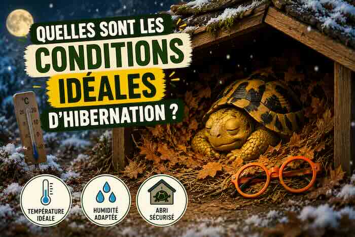 Quelles sont les conditions idéales d&rsquo;hibernation de la tortue Hermann ?
